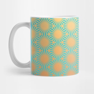 Hexagon flower geometric pattern Mug